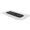 BESTOYARD Pinna Paddle Board Bianca in PVC, Supporto Base per Scatola Pinna SUP Gonfiabile, Accessorio per Sport Acquatici, Stabilità Tavola e Installazione Rapida