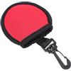ULTECHNOVO Borsa Protettiva per Palline da Golf con Gancio, Neoprene Rosso | Sacchetto Pratico per Pulizia, Accessorio Portatile, Protegge le Palline nel Gioco di Golf
