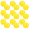 SUPVOX 6 Pezzi Palline da Allenamento da Golf Bucate, Gialle, Plastica | Movimento Rettilineo e Bilanciato, Uso Indoor per Pratica Professionale, Facili da Portare