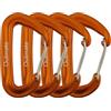 Outmate 12 kN 8,1 x 5,1 cm resistenti moschettoni - moschettoni in lega di alluminio resistenti e leggeri per escursionismo, campeggio, portachiavi, guinzagli per cani, amache e altro