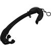 TOYANDONA Boccaglio da Nuoto Frontale Pieghevole in Silicone Nero con | Design Leggero e Aerodinamico, per Allenamento e Vasche, Comfort Stabile, Accessorio per Piscina