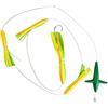 Hoppipola Teaser-Rigged Feather Trolling Luder per Big Game Fishing per calamari, tonno, margherita, acqua salata (C1)