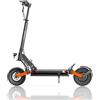 Tigoten Monopattino elettrico fuoristrada per adulti con pneumatici da 10 pollici, velocità massima di 25 km/h,doppio sistema di sospensione, doppio freno a disco anteriore e posteriore,batteria da 60 V 18 Ah