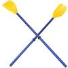 Artibetter Pagaia per Kayak in Plastica PP Smontabile, Blu | Pratica e Pieghevole, Facile da Trasportare, Finitura Liscia, per Attività e Competizioni in Acqua