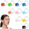 AOOSA Tappanaso per Piscina, Tappanaso Nuoto in Silicone, Colori | Clip Naso Antiscivolo, Protezioni Riutilizzabili, per Bambini Adulti Allenamento Apnea Principianti