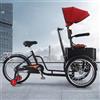 Generic Triciclo a 3 ruote per adulti, ideale per fare esercizio all'aperto e per lo shopping.