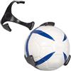 YARNOW Supporto da Parete per Pallone Basket, Rack Nero in Plastica Preforato | Organizza Sfere Sportive in Casa o Ufficio, Montaggio Semplice, Fori Già Predisposti, per Basket
