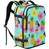 GuoChe Zaino impermeabile, capacità 20 l | Con scomparto per scarpe indipendente per pendolarismo Hula Hawaii Carino Ragazze Regali Aqua Turchese Blu