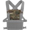 LZAQHMT Pannello Esteso per Chest Rig Tattico Supporto Molle per Scheda di Navigazione Pieghevole per Telefono con Tasche Portaoggetti per Agenda, Batteria E Altri Accessori(O)