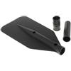 Hoppipola Pagaia gonfiabile leggera in PVC, 40 x 18 cm, ergonomica, adatta per kayak, tavola da surf e canoa, compatta, come pagaia di ricambio con accessori, colore: nero