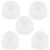 Luxshiny 5 Pezzi Anelli Ferma Impugnatura per Racchetta, Silicone | Fissaggio per Overgrip, Comodi da Portare, per Tennis e Badminton, Accessorio Leggero in Silicone