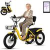 Generic Triciclo elettrico pieghevole per adulti, uso urbano