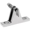 Luxshiny Supporto per Tenda Barca in Acciaio Inox, per Barca Marina | Finitura Lucida a Specchio, Stile Moderno, Include Due Viti di Montaggio in Acciaio Inox