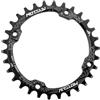 QitinDasen 104 BCD 38T - Corona larga stretta, anello per catena singola per bicicletta, colore: nero