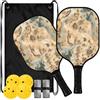 FRODOTGV Vintage Game Map Vetroresina Pickleball Paddles | Pala de Pickleball per principianti intermedi