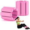 Cerioll 2 Pezzi Peso Del Polso Regolabile Peso Della Caviglia, Pesi Regolabili Per Polso E Caviglia, per Pilates,Yoga, Jogging e Allenamento Della Forza, Rosa