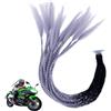 Hayaww Coda Di Cavallo Ventosa per Retro Del Motociclo - Accessori Da Moto Scooter Motocross