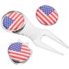 MAGICLULU Divot Tool in Metallo Marcatore Palla Delicato per Golf | Struttura Resistente all Usura, Superficie Liscia e Profilo Compatto, per Appassionati e Amici del Golf