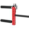 Generic Power Rack Mounted Leg Extension and Curl Machine, regolabile Leg Extension Attachment Power, Leg Strength Training Equipment Red-25mm