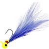 Dr.Fish Confezione da 10 maschere da pesca con piume di crappie Jig Head Marabou Hair Jig Jig Ball Round Ball Esca da pesca per crappie Trout Walleye Panfish esche d'acqua dolce 3/16 oz