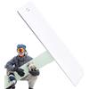 Generic Raschietto per da snowboard, strumento di rimozione della | Acrilico per Snowboard Sci Rimozione Cera Bordo Pulito Leggero Facile Presa Pocket Size Travel Ski Manutenzione Strumento