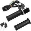 YZCHAIN Valvola a farfalla per bici elettrica da 36 V con chiave, parte di ricambio compatibile per biciclette elettriche Ebike, scooter e biciclette pieghevoli