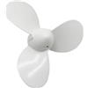 BEAZOOM per elica di ricambio generale per motori a due tempi 2.0HP | Lega di alluminio ad alta resistenza, resistente alla ruggine, ideale per acqua salata, dimensioni 8,4 x 12,7 cm