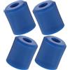 TOYANDONA 4 Pezzi Porta Snowboard da Muro Verticale in Gomma Blu, Supporto