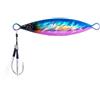 HaloModora Saltwater Slow Pitch Jig 100 g, Esca affondante in metallo per pesca in acque profonde, finitura riflettente, bersagli per cernia, Kingfish e per dentice