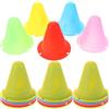 IWOWHERO 20 Pezzi Coni da Allenamento in PE, Morbidi, Multicolore | Pratica e Attività Calcistiche, Design Morbido, Esperienza Confortevole, Colori Vivaci, Set da 5 Tonalità