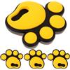 Cabilock 4 Pezzi Adesivo Antiscivolo Giallo in Silicone per Snowboard