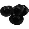 HOMOCONO 4 Pezzi Fibbia per Corda per Barca Gonfiabile in PVC Nero | Design senza Anima, Leggero e Portatile, Uso Versatile per Cinghie e Funi, Viaggio e Giochi Gonfiabili