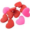 HOMOCONO 10 Pezzi Antivibrazione Tennis a Cuore in Silicone per Racchetta | Riduce le Vibrazioni, Dona Comfort e Costanza, per Partita di Tennis, Colore Rosso e Rosa