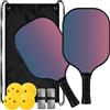 FRODOTGV Pagaia leggera per pickleball sfumata blu | Per interni ed esterni