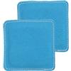 Abaodam 2 Pezzi Panno in Cuoio per Pulizia Stecca da Biliardo, Blu | Towel per Manutenzione Quotidiana, Lucidatura Anelli in Rame, Portatile, Uso su Stecche e Snooker