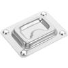 Cabilock Maniglia in Acciaio Inox per Barca e Kayak, Rettangolare | Accessorio Nautico Leggero e Resistente All'usura, per Ambiente Umido, Finitura Argento, Uso Esterno Stile Casuale