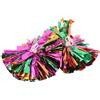 GLEAVI 2 Pezzi Pompom da Ballo con Manico, Finitura Lucida Leggera | Doppia Impugnatura, Pienezza Migliorata, Plastico, per Danzatori e Cheerleader in Routine e Performance