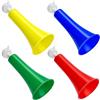 yanwuwa Confezione da 4 corni da festa, 41 cm / 16.14in | 41 cm / 16.14in con membrana sonora integrata per eventi all'aperto, giochi sportivi e squadre