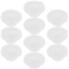 INOOMP 4 Pezzi Tappo in Silicone per Borraccia Anti Perdita Bianco | Ricambio per Borraccia, Guarnizione Ermetica, Uso Casa e Attività All'aperto, Accessorio Pratico