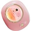 JOINPAYA Scaldamani Elettrico Astronauta 6500mah Rosa in Lega di Alluminio | Design Portatile Ergonomico, Impugnatura Confortevole, Uso Ufficio e Inverno, per Lavoratori All'aperto