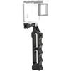 KJHKF Doppio manico in alluminio stabilizzatore con Dual Ba Sunyifan in lega di alluminio tattico supporto impugnatura per DJI New Action, GoPro NEW HERO7 /6/5/5 Session/4 Session/4/3+ /3/2/1, Xiaoyi e O