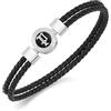 POLICE Infiniti Bracciale Uomo Pelle 185mm