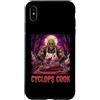 Halloween Glam Retro Vintage Comics Pop Custodia per iPhone XS Max Ciclope Cook Sous Chef Ristorante Cibo Spettrale Spaventoso Uomo