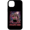 Halloween Glam Retro Vintage Comics Pop Custodia per iPhone 14 Plus Ciclope Cook Sous Chef Ristorante Cibo Spettrale Spaventoso Uomo