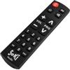 SeKi Telecomando universale multi-apprendimento - preprogrammato per Samsung, Sony, Philips, LG e Panasonic (nero)