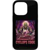 Halloween Glam Retro Vintage Comics Pop Custodia per iPhone 13 Pro Ciclope Cook Sous Chef Ristorante Cibo Spettrale Spaventoso Uomo