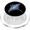 Mantaray Subacqueo Oceano Spazio Manta Ray Galassia PopSockets PopGrip per MagSafe