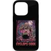 Halloween Glam Retro Vintage Comics Pop Custodia per iPhone 13 Pro Ciclope Cook Sous Chef Ristorante Cibo Spettrale Spaventoso Uomo