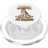 Funny Dogs Club Husky Dog Wireless Doorbell Sitting on Its Charger Funny PopSockets PopGrip per MagSafe