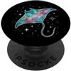 Mantaray Subacqueo Oceano Spazio Manta Ray Galassia PopSockets PopGrip Adesivo